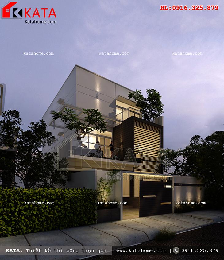 Thiết kế nhà phố 3 tầng hiện đại tại Thanh Hóa - Mã số: NP 37059 (2)