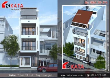 Katahome.com -Thiết kế nhà phố, thiết kế nhà ống, thiết kế nhà liền kề đẹp, thiết kế giá rẻ, thi công trọn gói