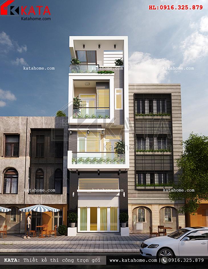  Mẫu thiết kế nhà ở 4 tầng hiện đại tại Ninh Bình – Mã số: NP 47058