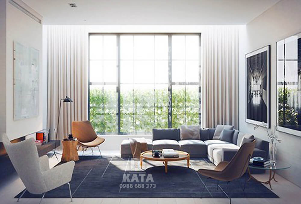 Những mẫu phòng khách đẹp sang trọng thiết kế trên không gian hiện đại