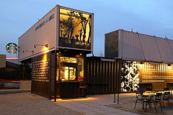 Thiết kế quán Cafe Container đẹp