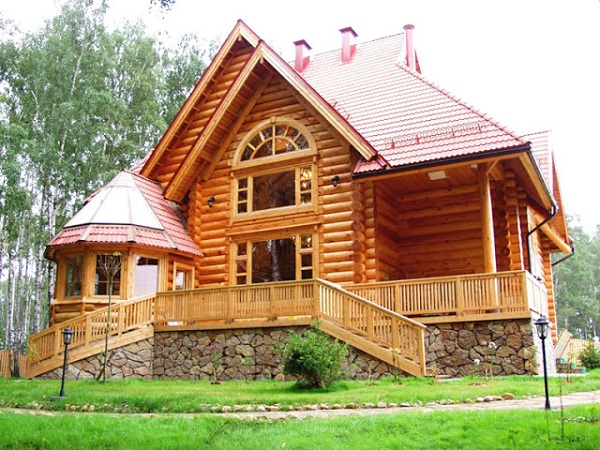Mẫu nhà gỗ đẹp số 5: Nhà gỗ đẹp hiện đại