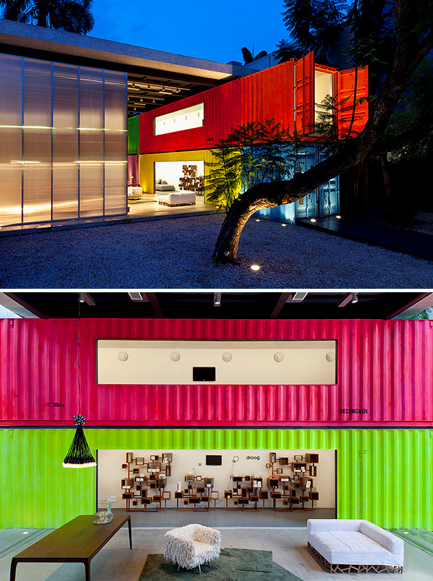 Căn nhà Container đẹp rực rỡ màu sắc tại Sao Paulo