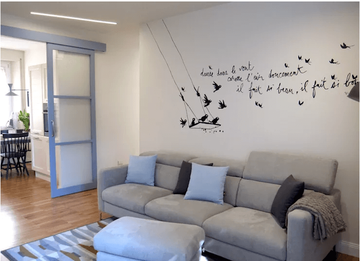 Vẽ tường - Trang trí phòng khách
