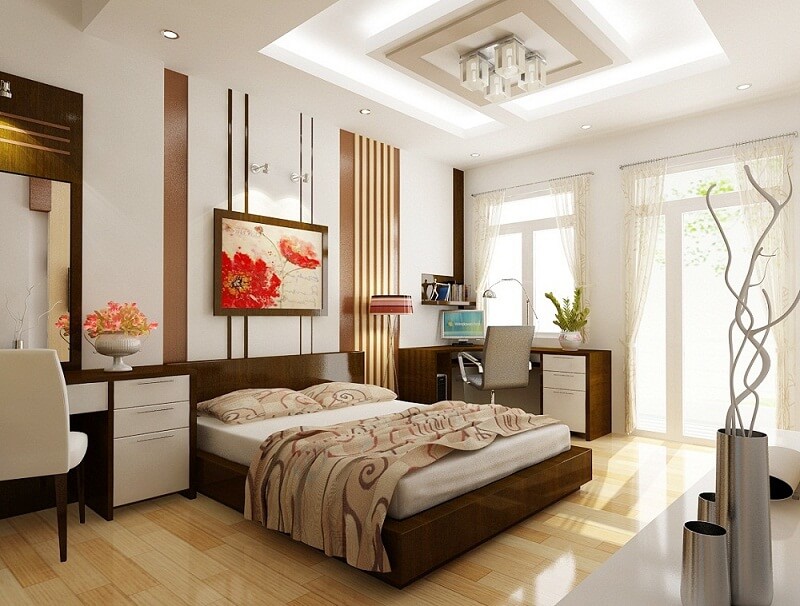 Cách trang trí nội thất phòng ngủ giúp tiết kiệm không gian và tiền bạc