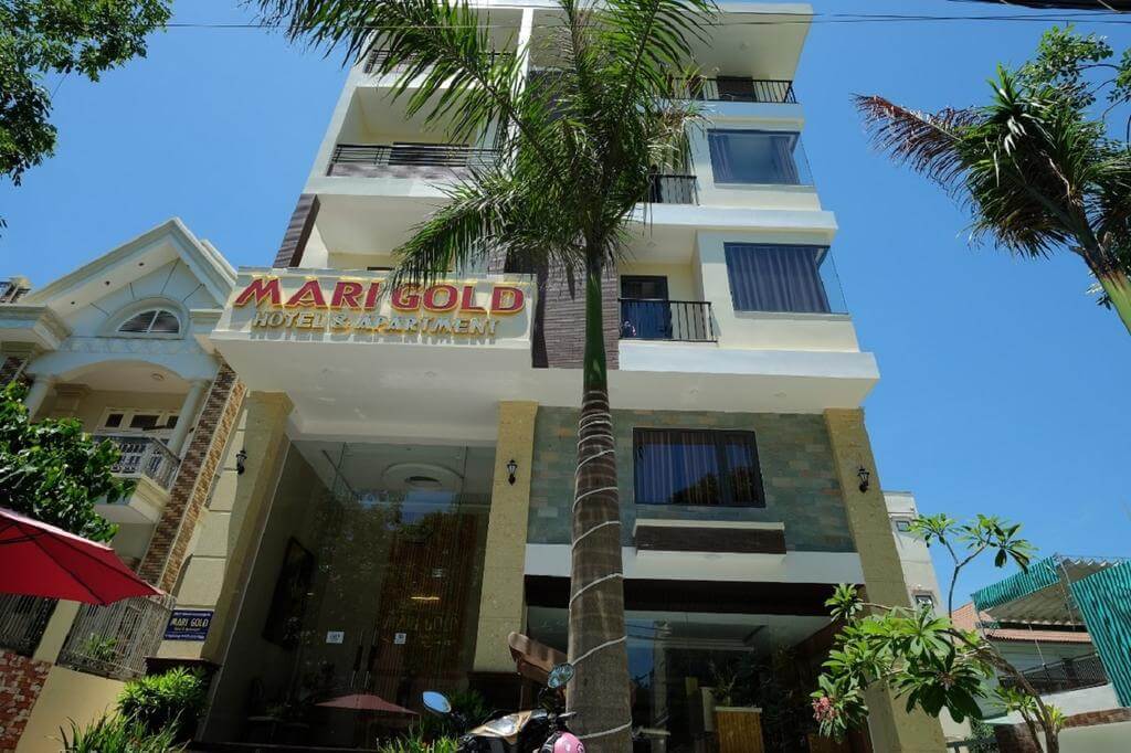 Mari Gold Hotel & Apartment - Khách sạn 3 sao Đà Nẵng gần biển