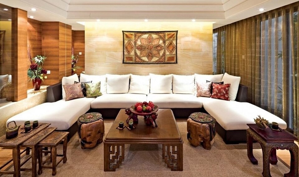 Thiết kế nội thất đẹp truyền thống Á Đông