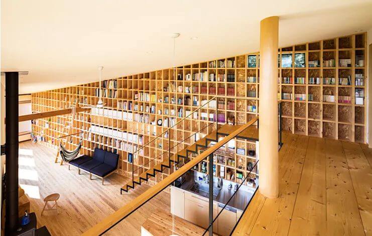 Tủ đóng hoành tráng mang cả thư viện vào nhà - Mẫu tủ gỗ đẹp cao cấp