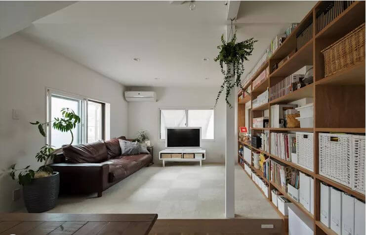 Phòng khách - Cải tạo nhà theo phong cách Nhật Bản