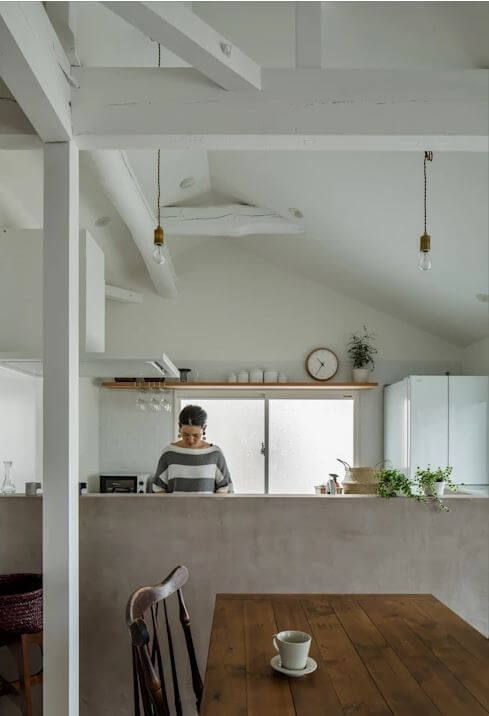 Phòng bếp - Cải tạo nhà theo phong cách Nhật Bản