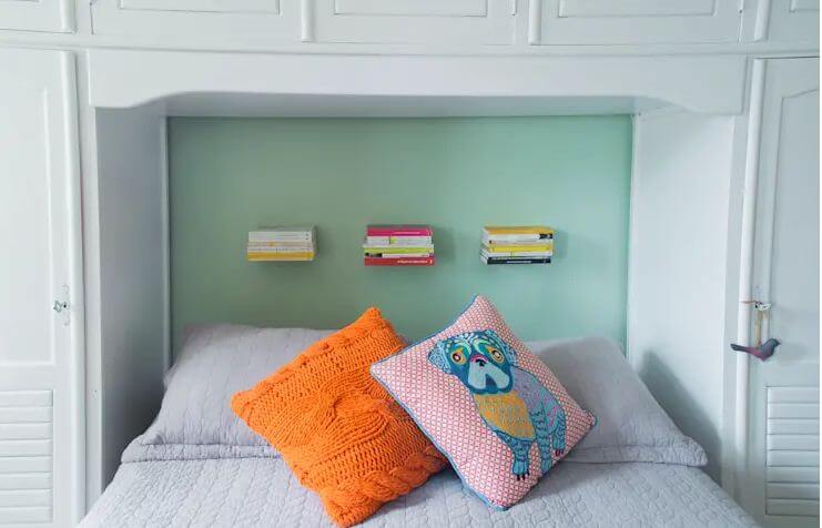 Phòng ngủ siêu dễ thương với gam màu Pastel - Nội thất căn hộ nhỏ