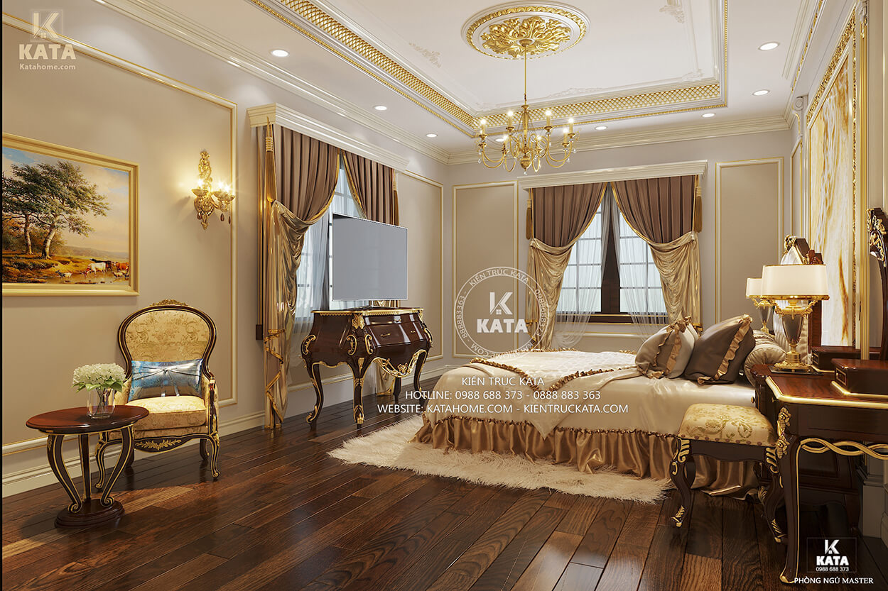 Mẫu thiết kế nội thất đẹp cho phòng ngủ sang trọng và ấn tượng