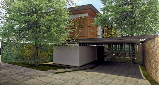 Thiết kế yên tĩnh, hài hòa với hệ thống cây xanh tươi mát - Nhà 2 tầng 5 phòng ngủ