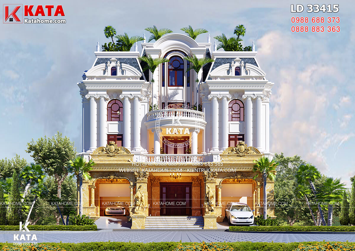 Mẫu nhà đẹp 2019 kiến trúc tân cổ đẳng cấp tại Việt Nam
