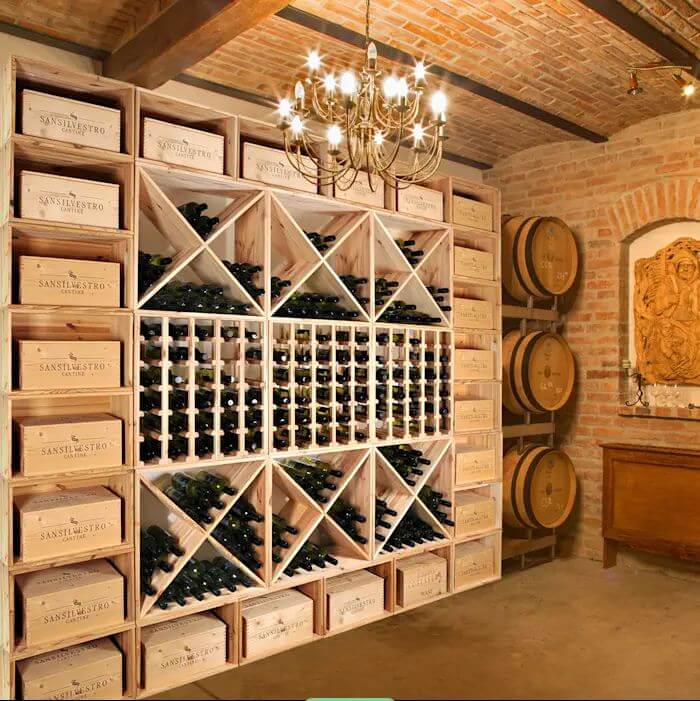 Hầm rượu gỗ - Thiết kế hầm rượu