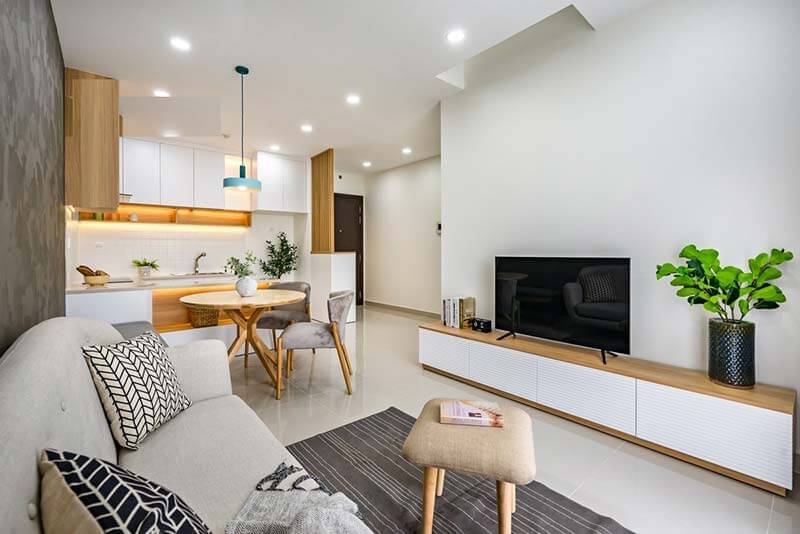 Hình ảnh: Thiết kế nội thất chung cư nhỏ 50m2 theo phong cách hiện đại